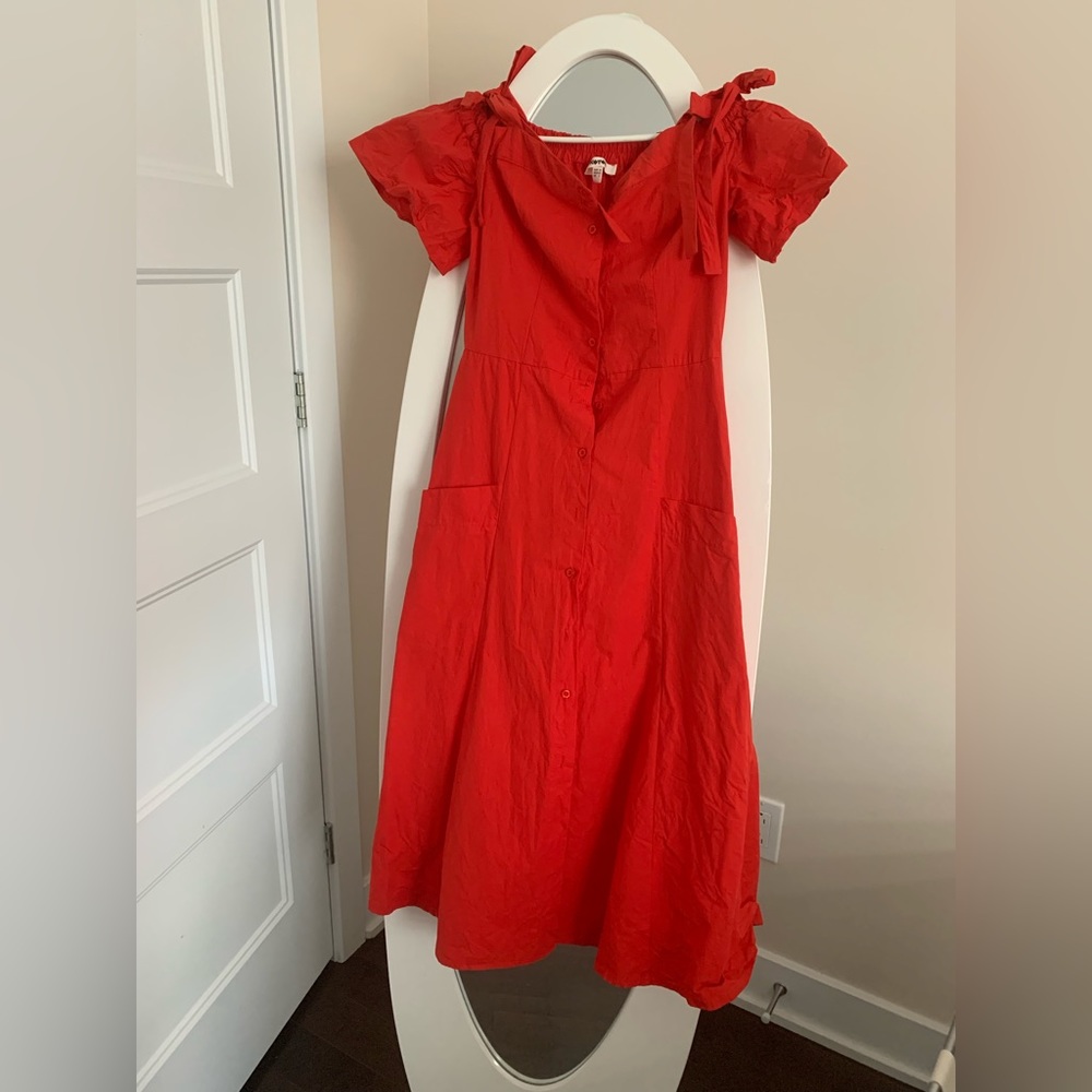 Red dress